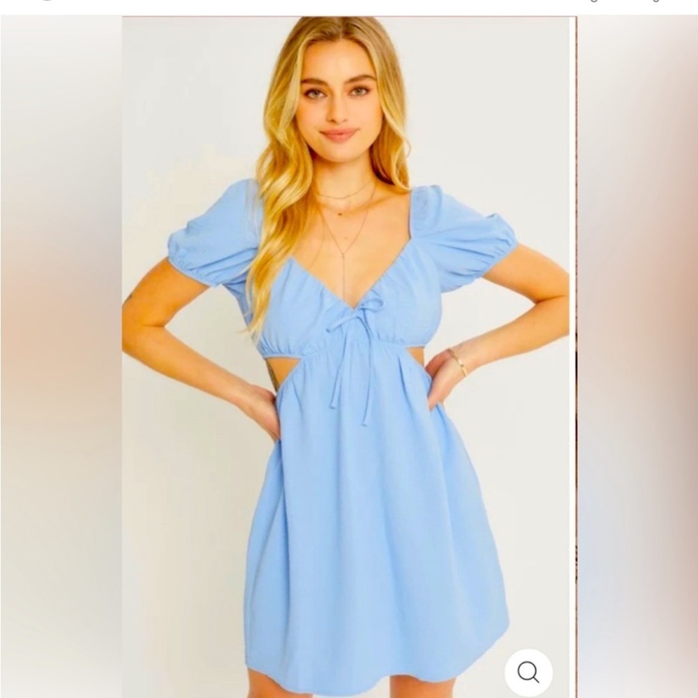 Love tree NWT light blue dress small